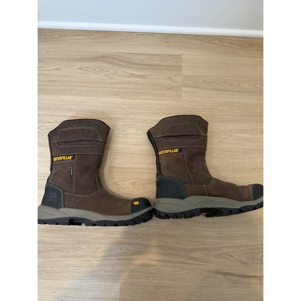 Caterpillar Superlite Pull-On Waterproof Composite Toe Boots P90557 Men Size 9.5